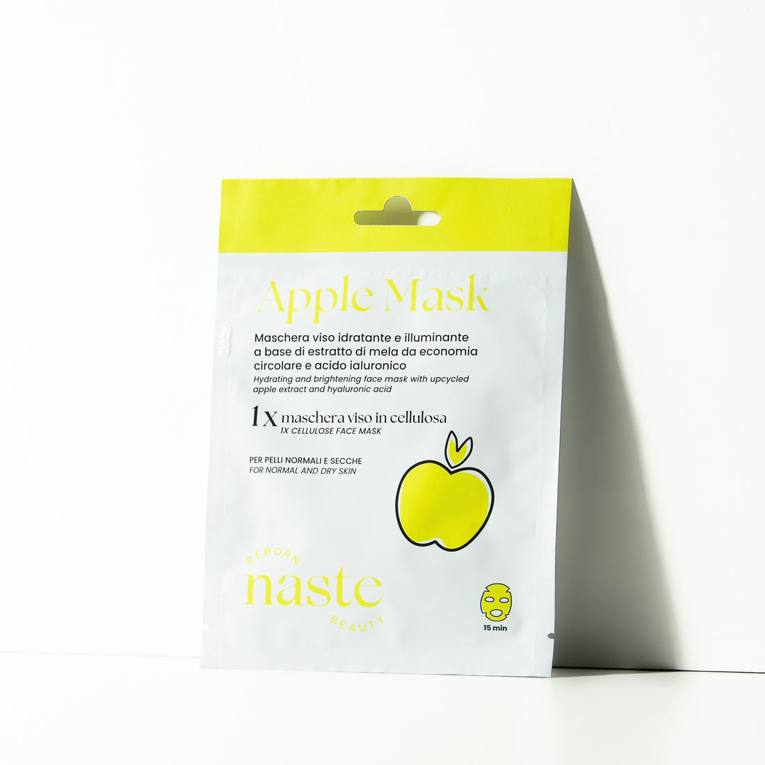 Maschera viso idratante mela