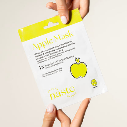 Maschera viso idratante mela